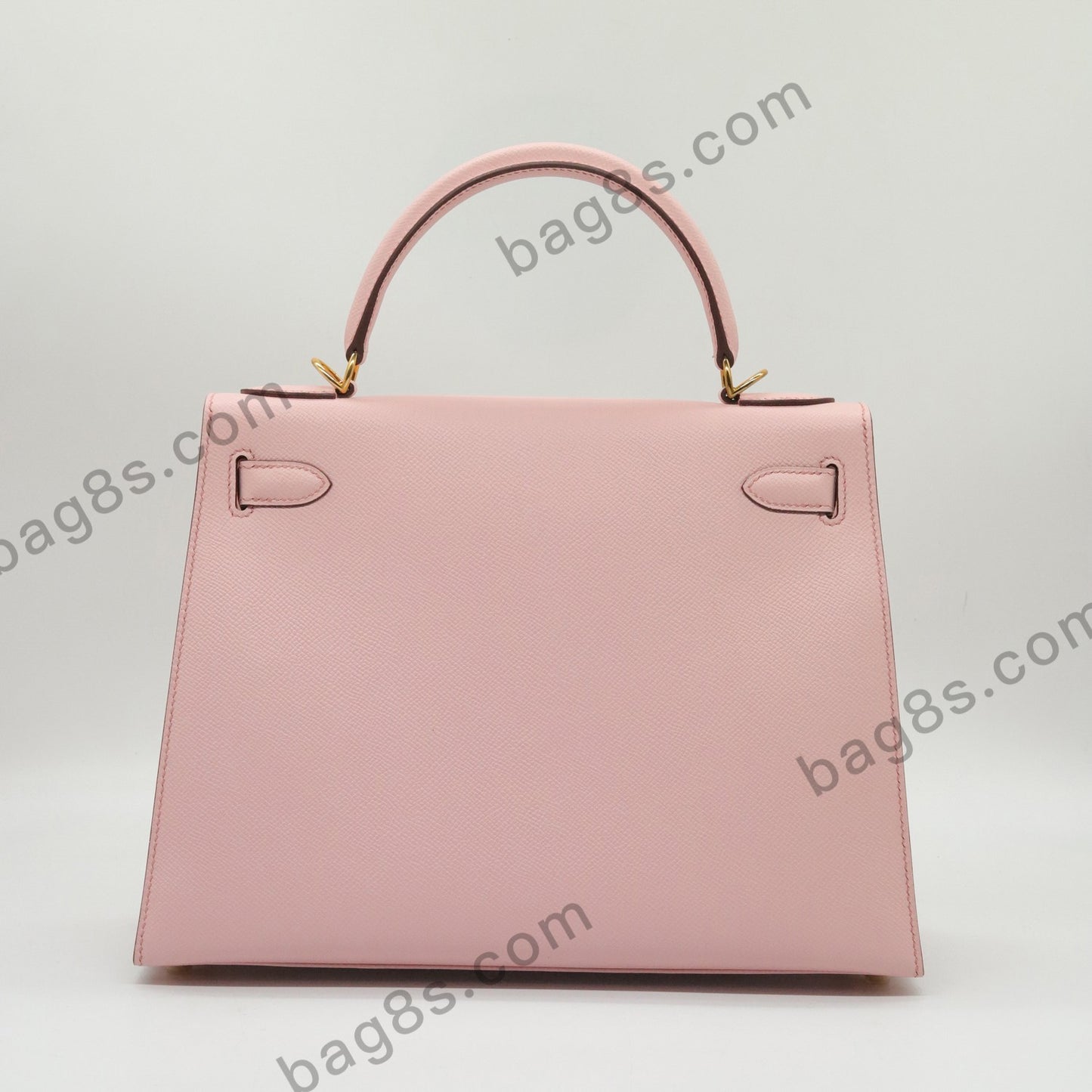 EP Cowhide Kelly 28 Sakura Pink Gold Button