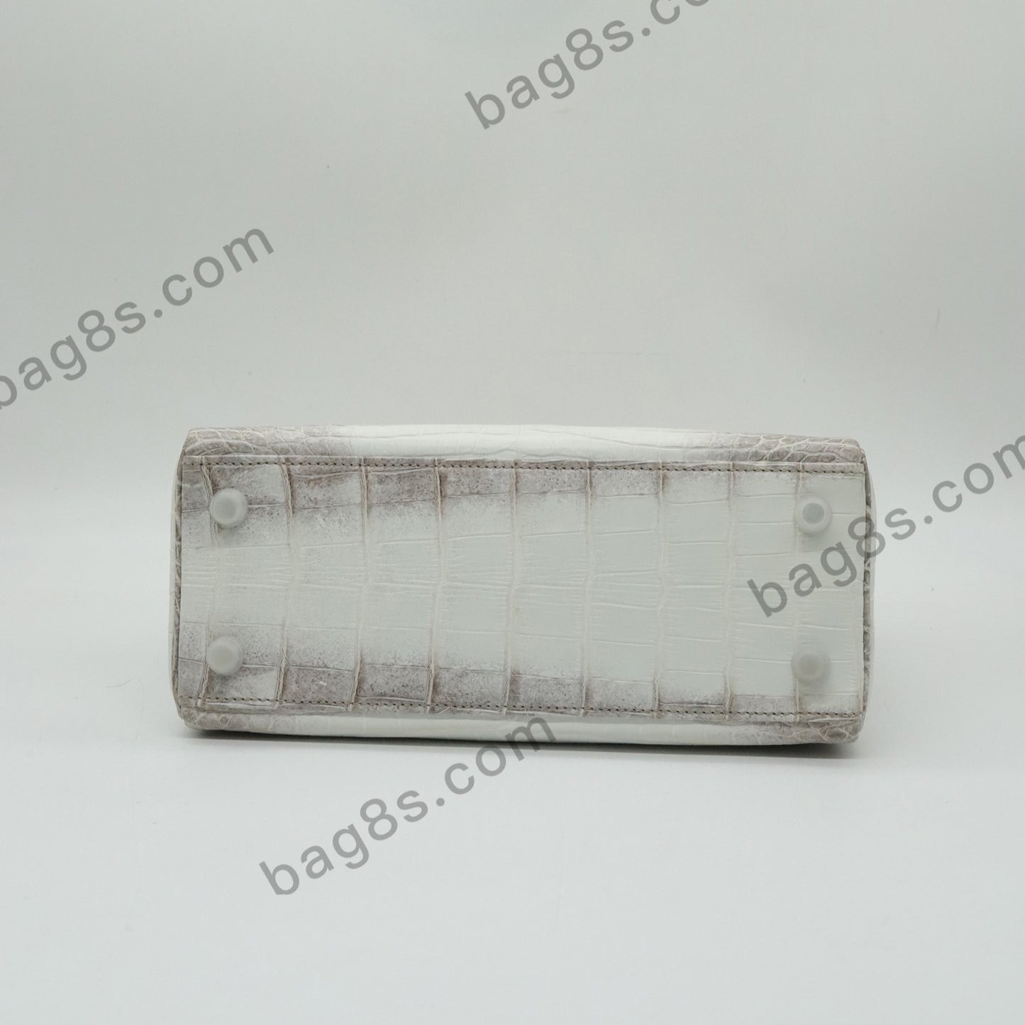 Himalayan Nile Crocodile Kelly 25 Silver Buckle