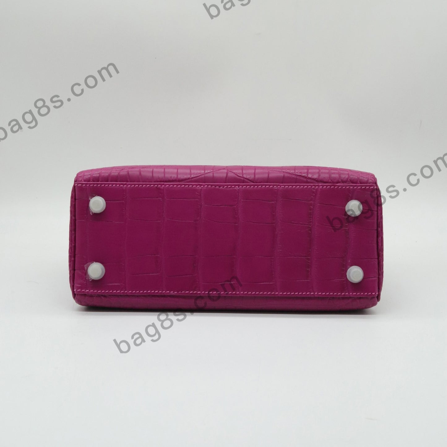 Matt Crocodile Kelly 25 Purple Silver Buckle