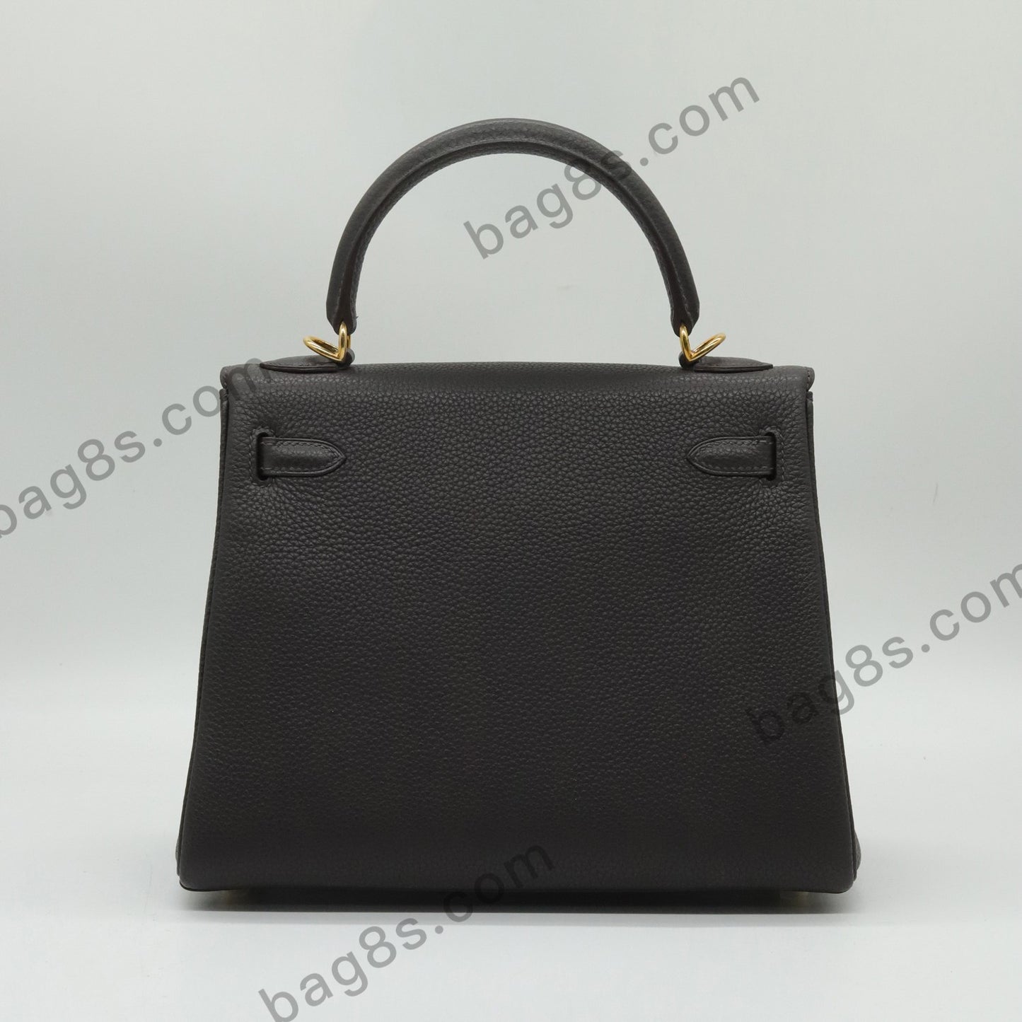 TOGO leather Kelly 25 ebony gold buckle