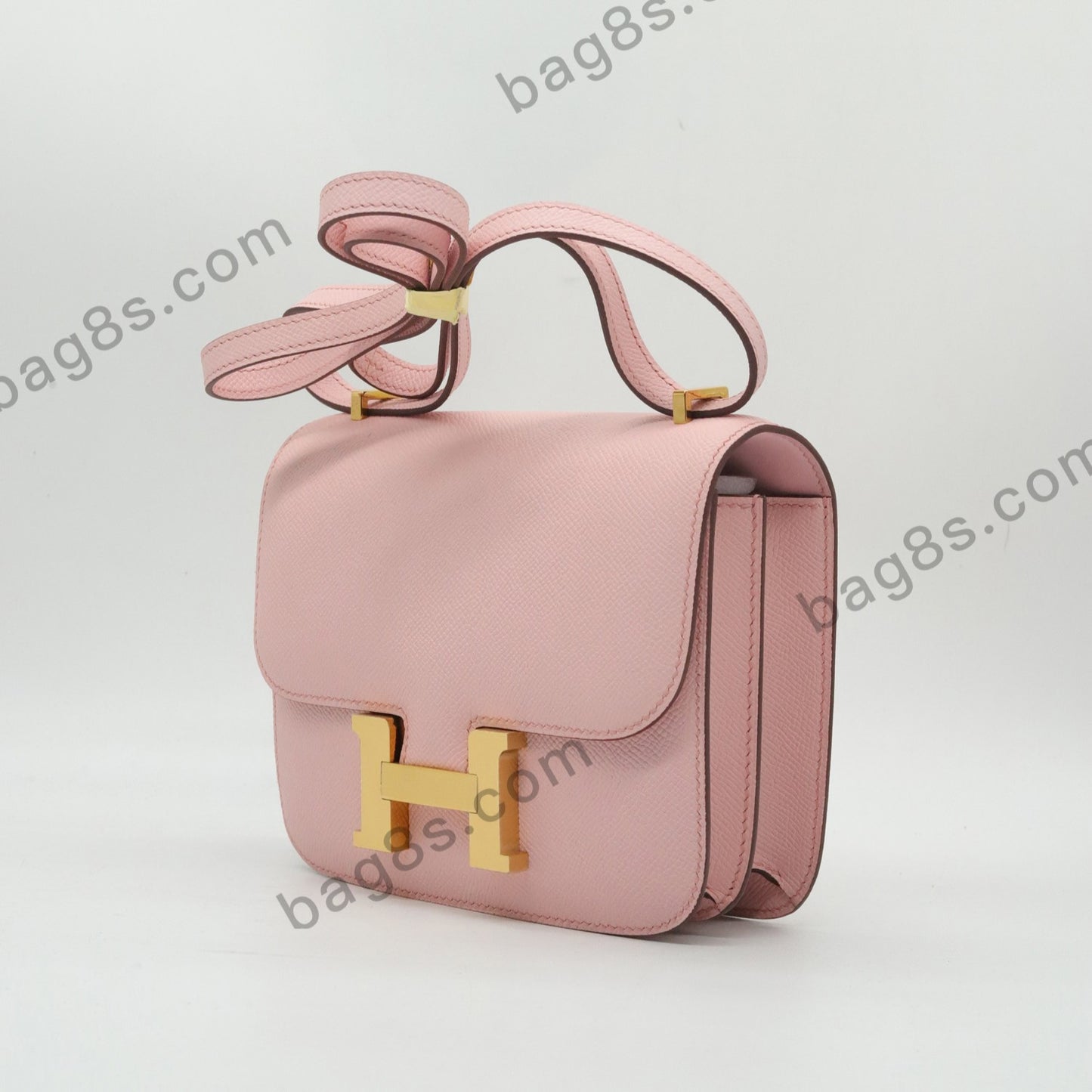 EP Cowhide Kangkang 19 Sakura Pink Gold Button