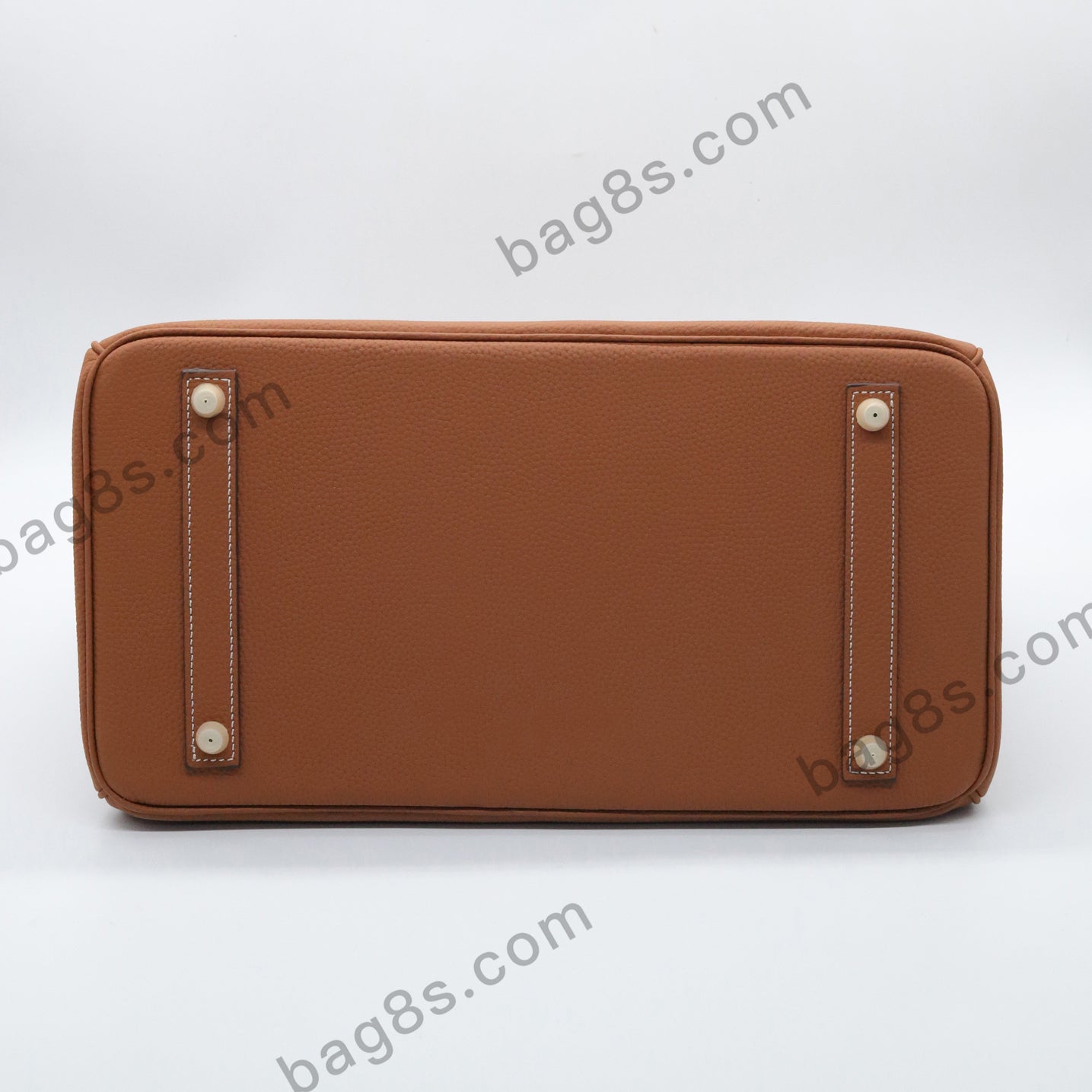 Litchi grain cowhide brikin 30 brown